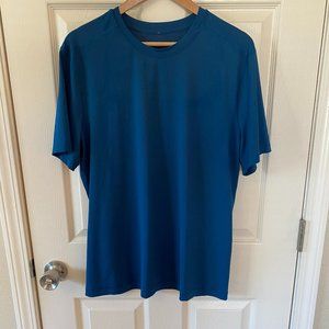 Lululemon Men’s Blue Short Sleeve Metal Vent Tech (Large)